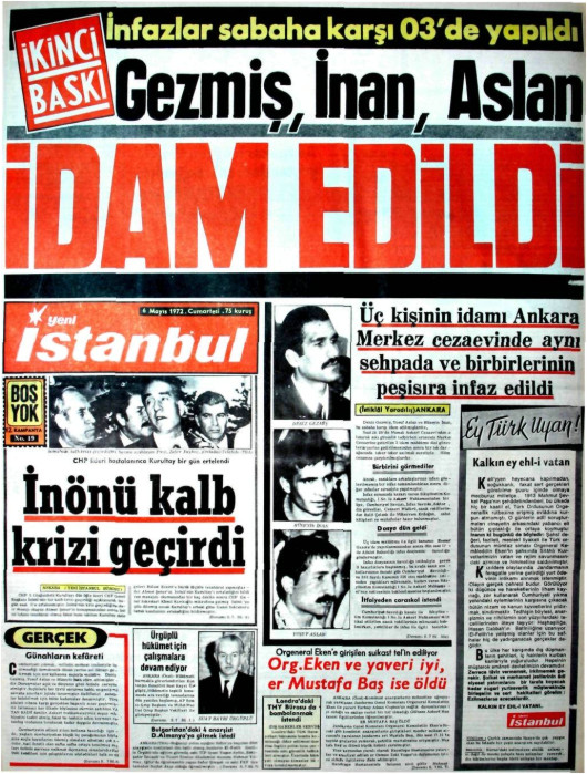 Tarihten bir gazete sayfası