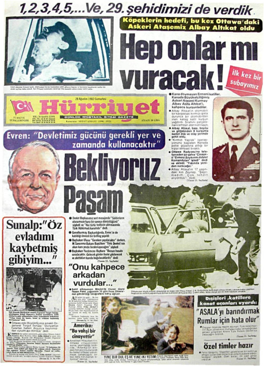Tarihten bir gazete sayfası