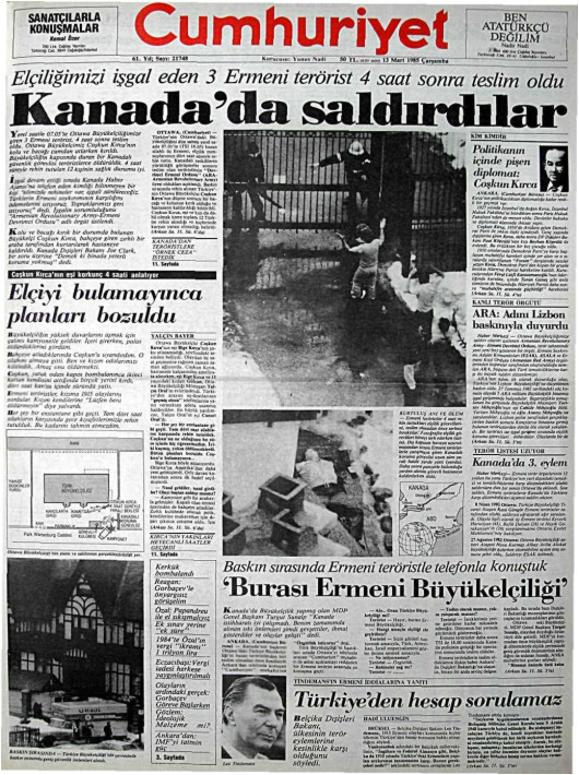 Tarihten bir gazete sayfası