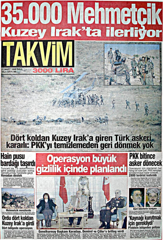 Tarihten bir gazete sayfası